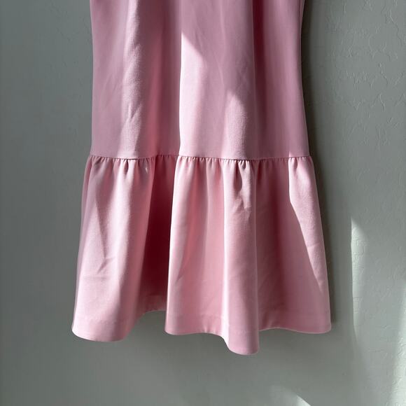 Likely Dress Leila Blush Pink Drop Waist Sleeveless Halter Mini Dress Size 4 - Picture 5 of 9